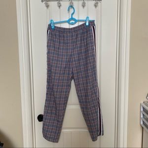 Long Plaid Pants